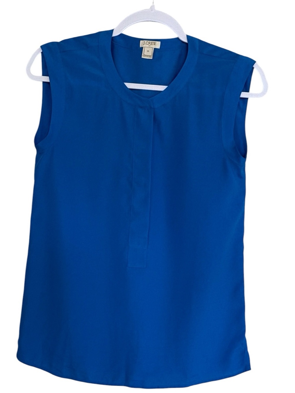 J. Crew Sleeveless Popover Shirt Size 00
